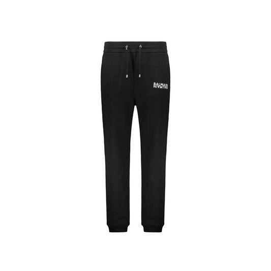 Balmain Schwarze Baumwoll-Jogginghose (Trainingshose) by Balmain