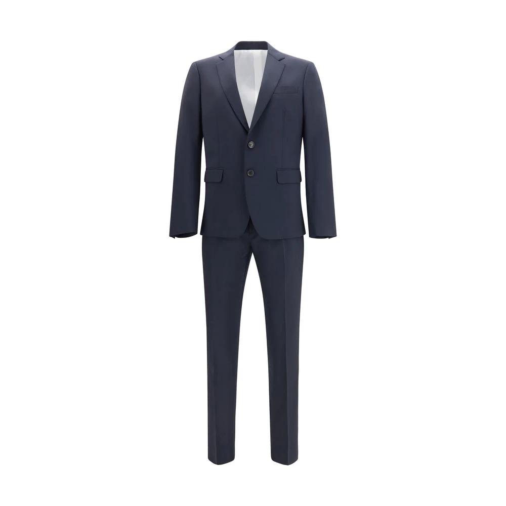 Dsquared² Blauer Zweiteiler aus Fleecewolle by Dsquared²