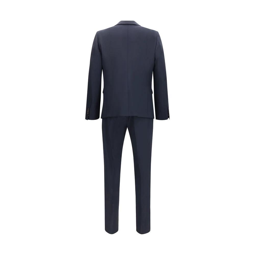 Dsquared² Blauer Zweiteiler aus Fleecewolle by Dsquared²