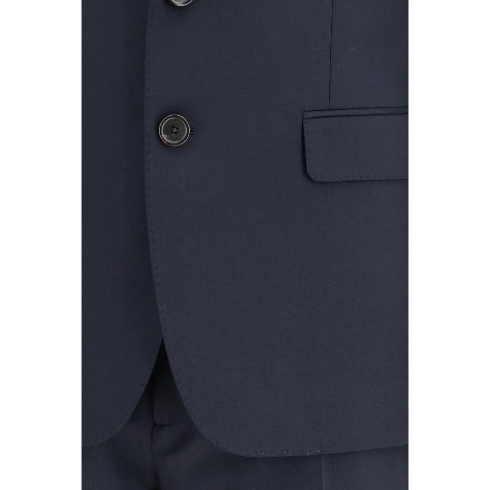 Dsquared² Blauer Zweiteiler aus Fleecewolle by Dsquared²