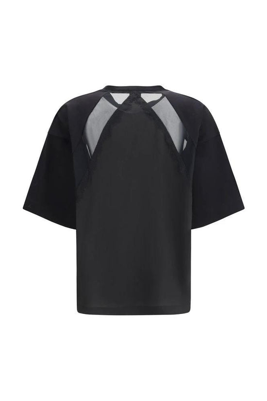 PINKO Schwarzes Baumwoll-T-Shirt by PINKO