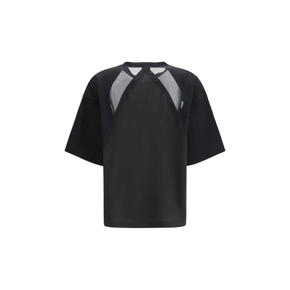 PINKO Schwarzes Baumwoll-T-Shirt by PINKO
