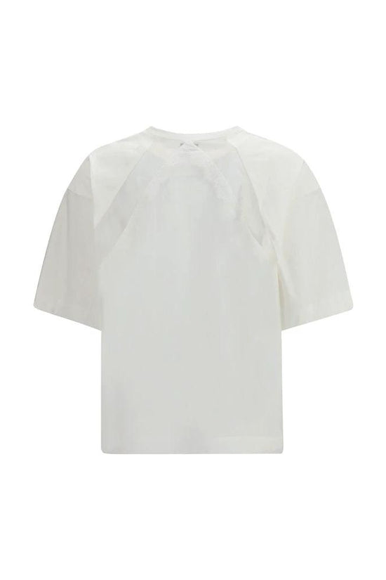 PINKO Weißes Baumwoll-T-Shirt by PINKO