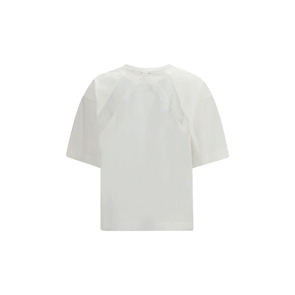 PINKO Weißes Baumwoll-T-Shirt by PINKO