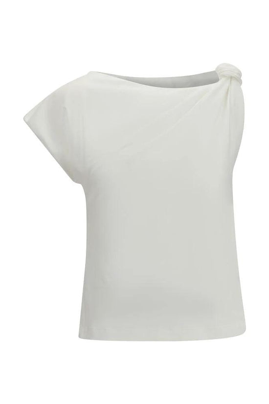 PINKO Weißes Baumwoll-T-Shirt by PINKO