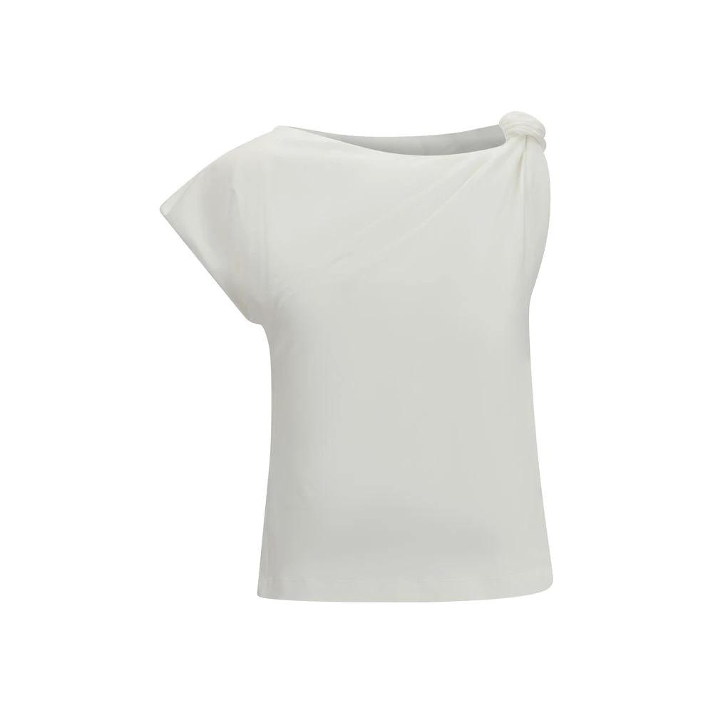 PINKO Weißes Baumwoll-T-Shirt by PINKO
