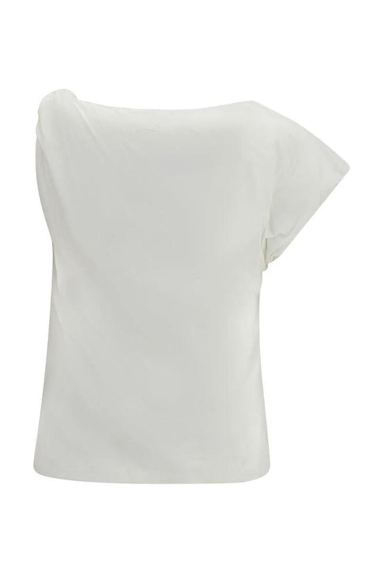 PINKO Weißes Baumwoll-T-Shirt by PINKO