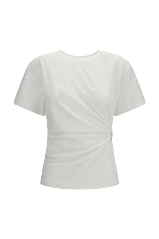 PINKO Weißes Baumwoll-T-Shirt by PINKO
