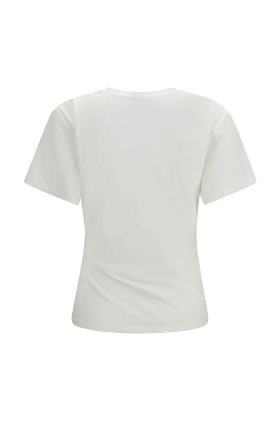 PINKO Weißes Baumwoll-T-Shirt by PINKO