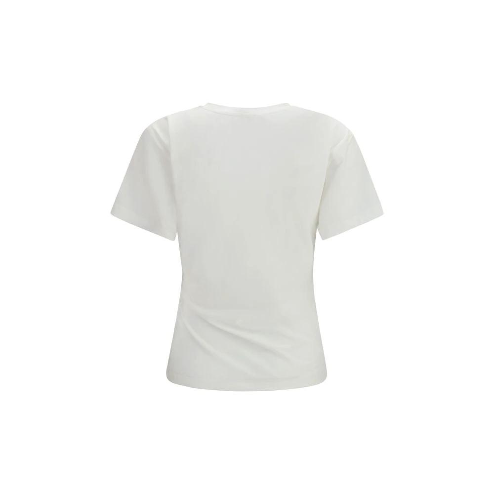PINKO Weißes Baumwoll-T-Shirt by PINKO