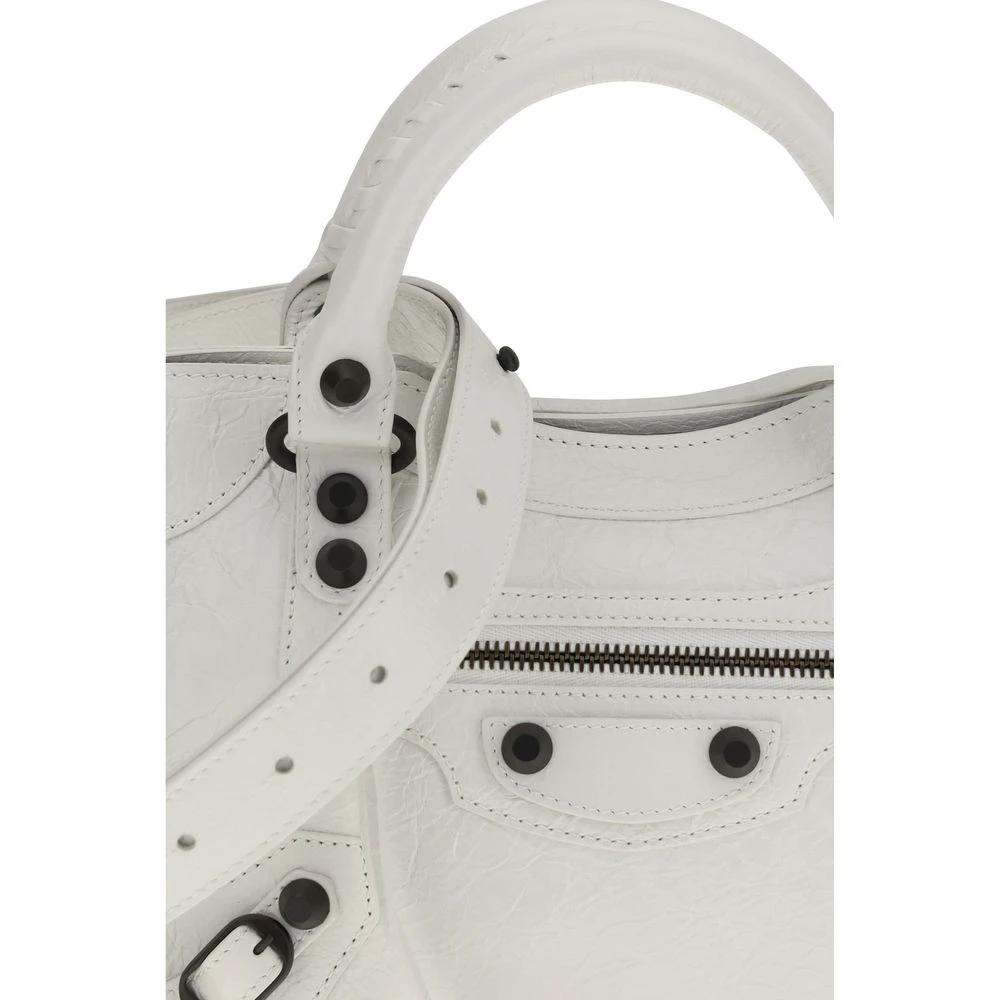 Balenciaga Weiße Kalbsleder Bos Taurus Handtasche by Balenciaga