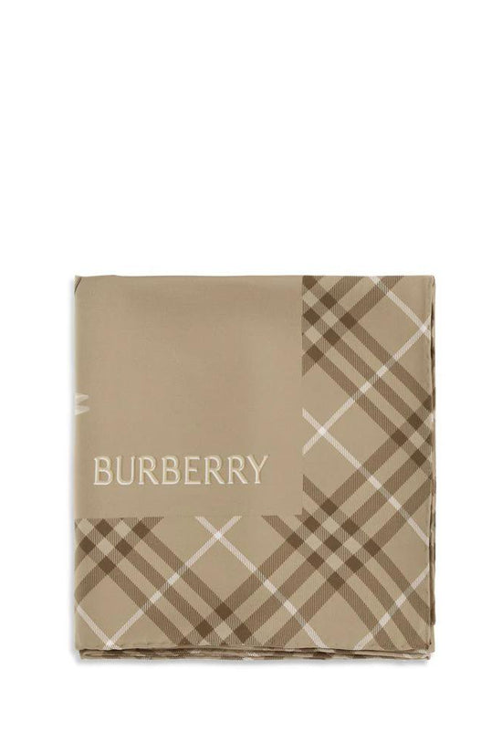 Burberry Beiger Seidenschal by Burberry