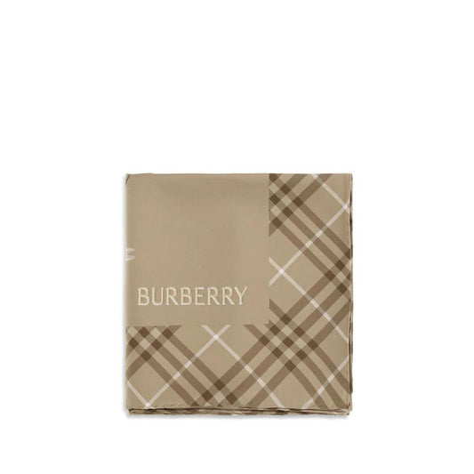 Burberry Beiger Seidenschal by Burberry