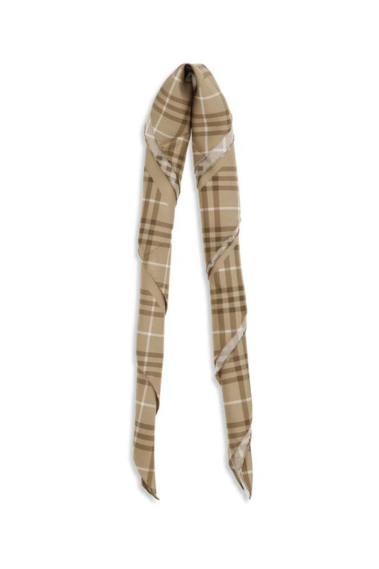 Burberry Beiger Seidenschal by Burberry
