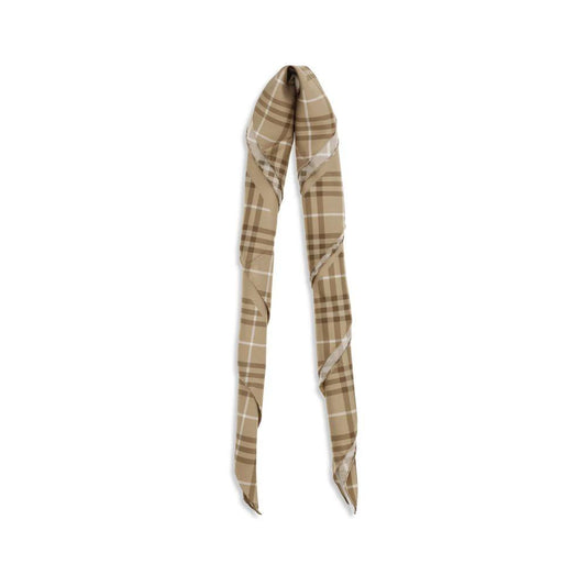 Burberry Beiger Seidenschal by Burberry