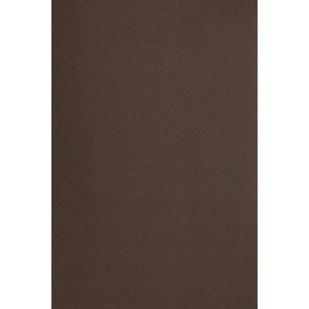 Brunello Cucinelli Braunes Baumwoll-T-Shirt by Brunello Cucinelli