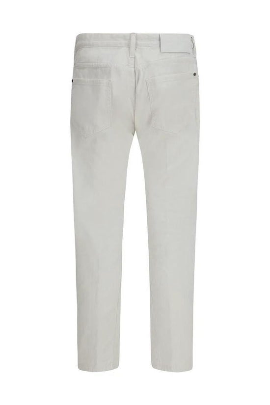 Dsquared² Weiße Slim Fit Jeans aus Baumwolle by Dsquared²