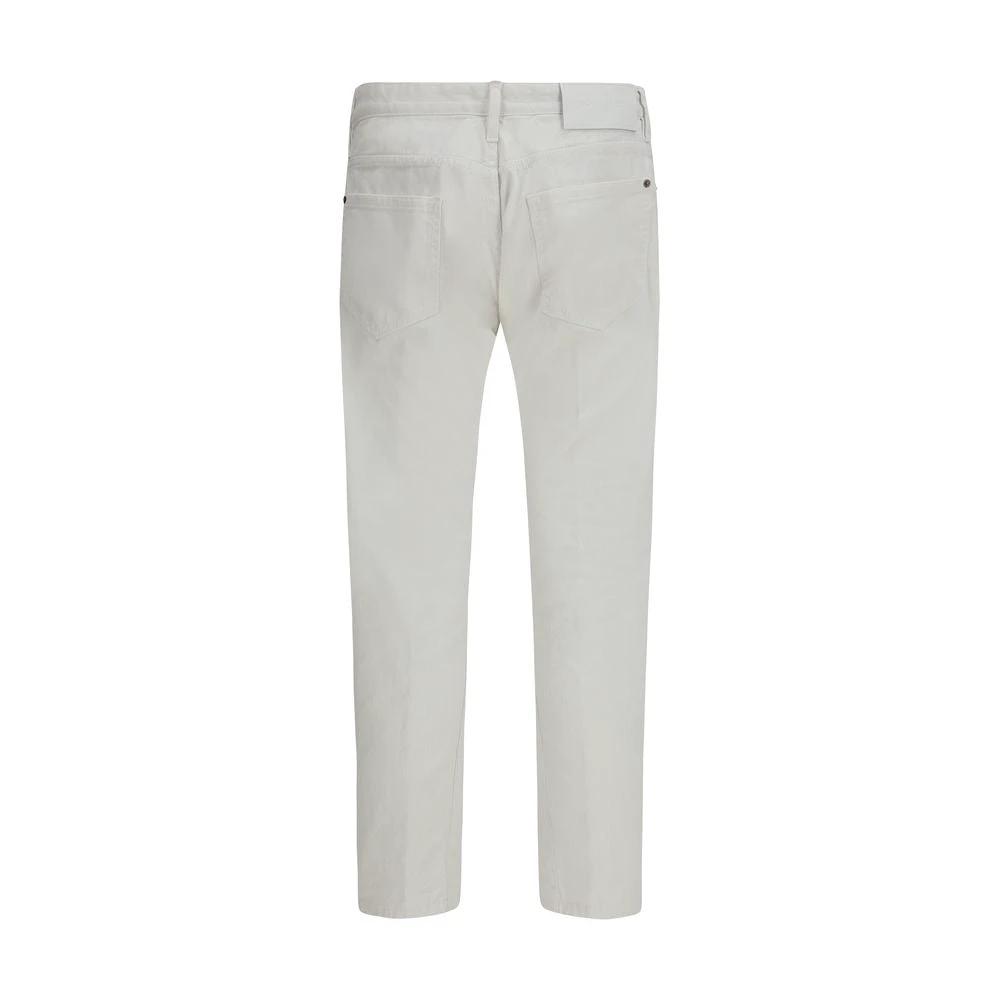 Dsquared² Weiße Slim Fit Jeans aus Baumwolle by Dsquared²
