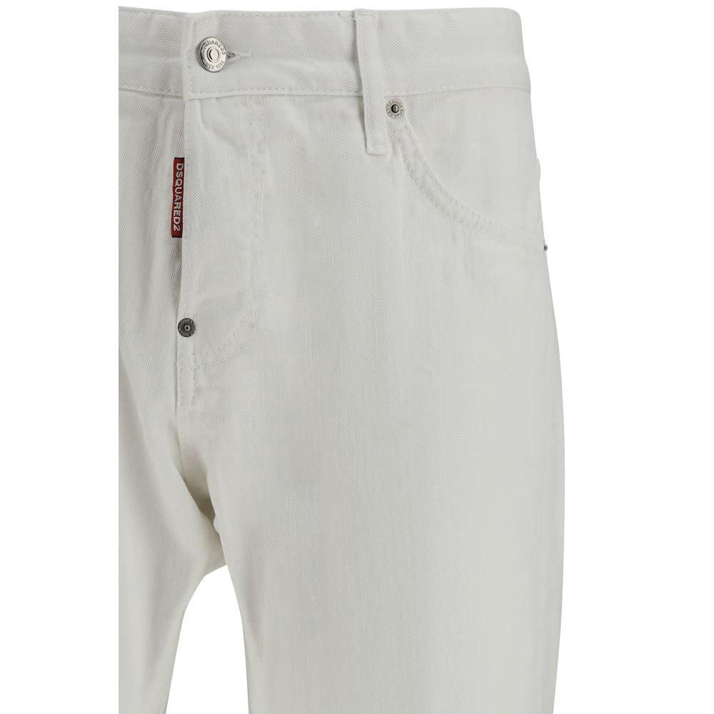 Dsquared² Weiße Slim Fit Jeans aus Baumwolle by Dsquared²