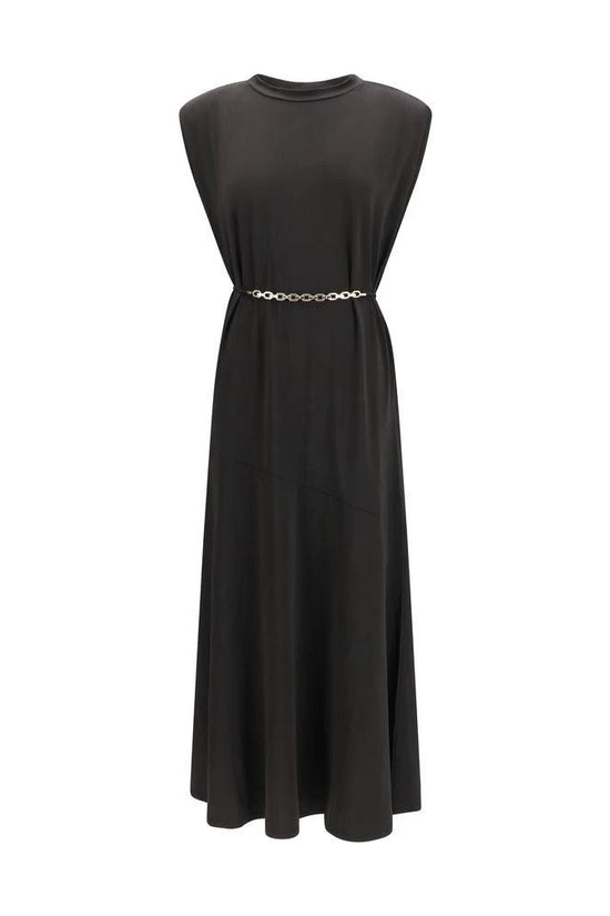 PINKO Schwarzes Freizeitkleid aus Acetat by PINKO