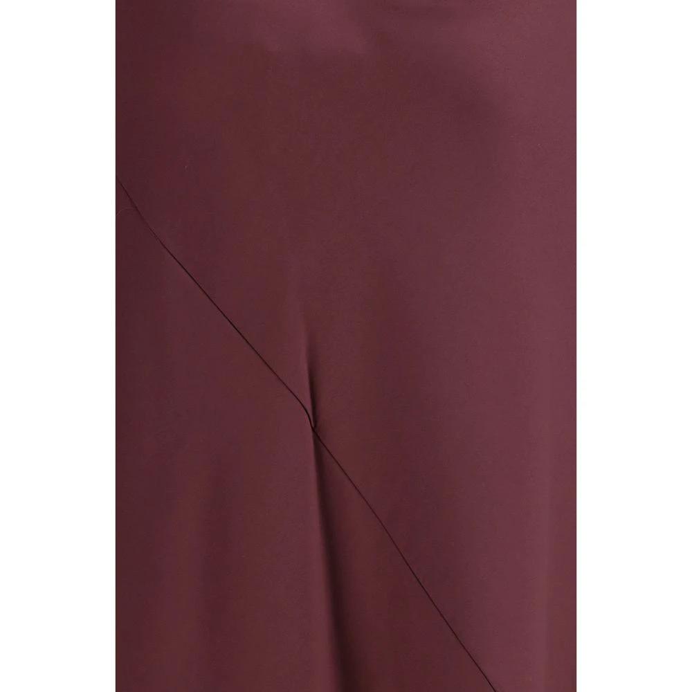 PINKO Bordeaux Marabou Casual Dress by PINKO