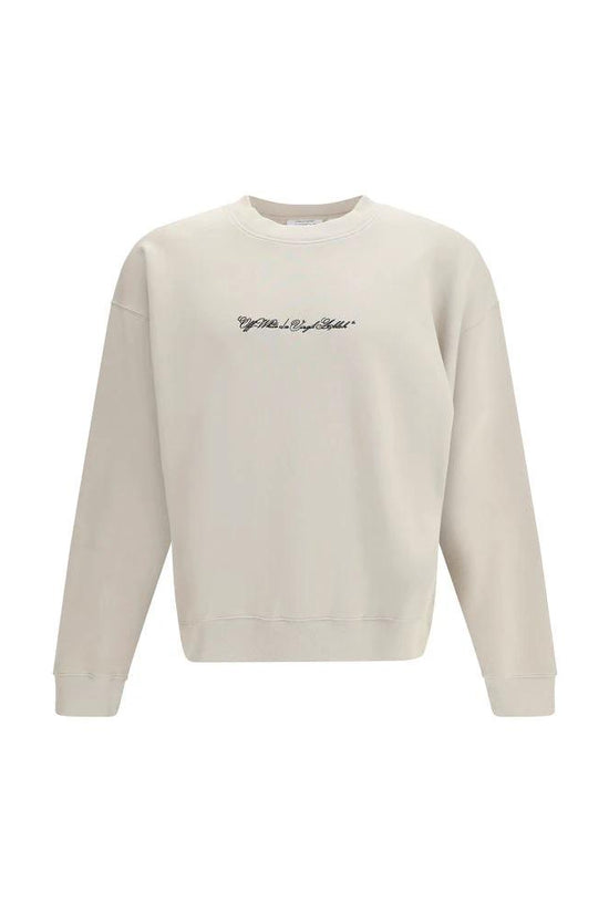 Off-White Beige Cotton Sweatshirt by Off-White