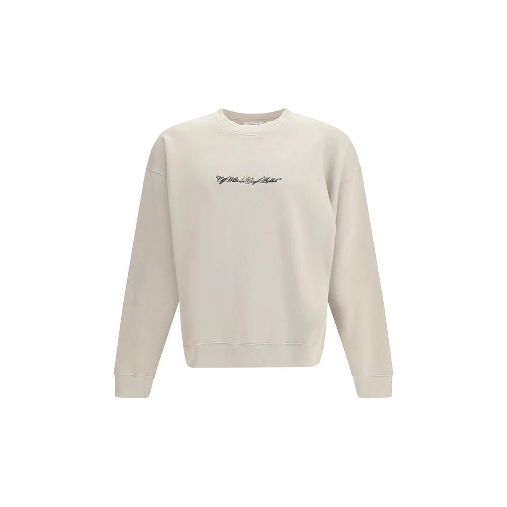 Off-White Beige Cotton Sweatshirt by Off-White
