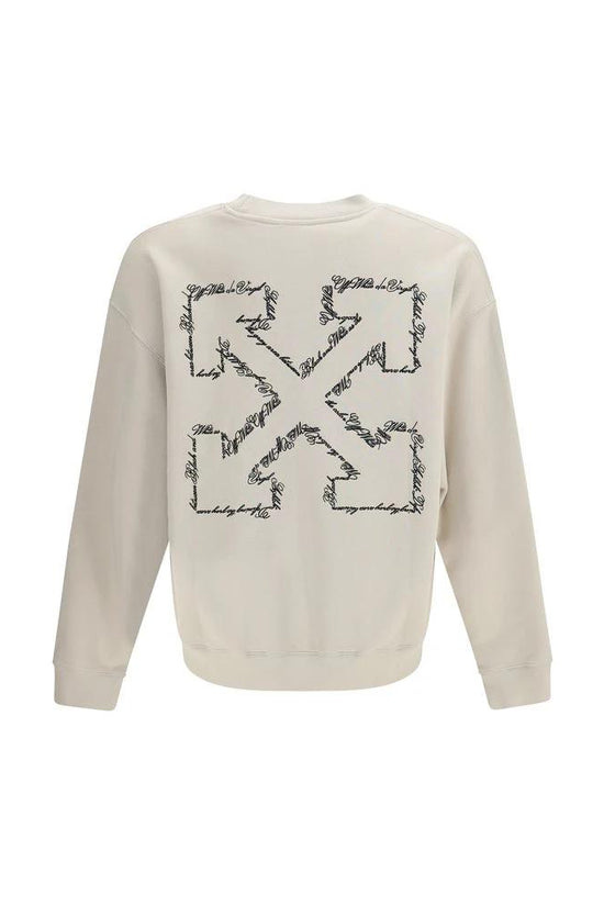 Off-White Beige Cotton Sweatshirt by Off-White