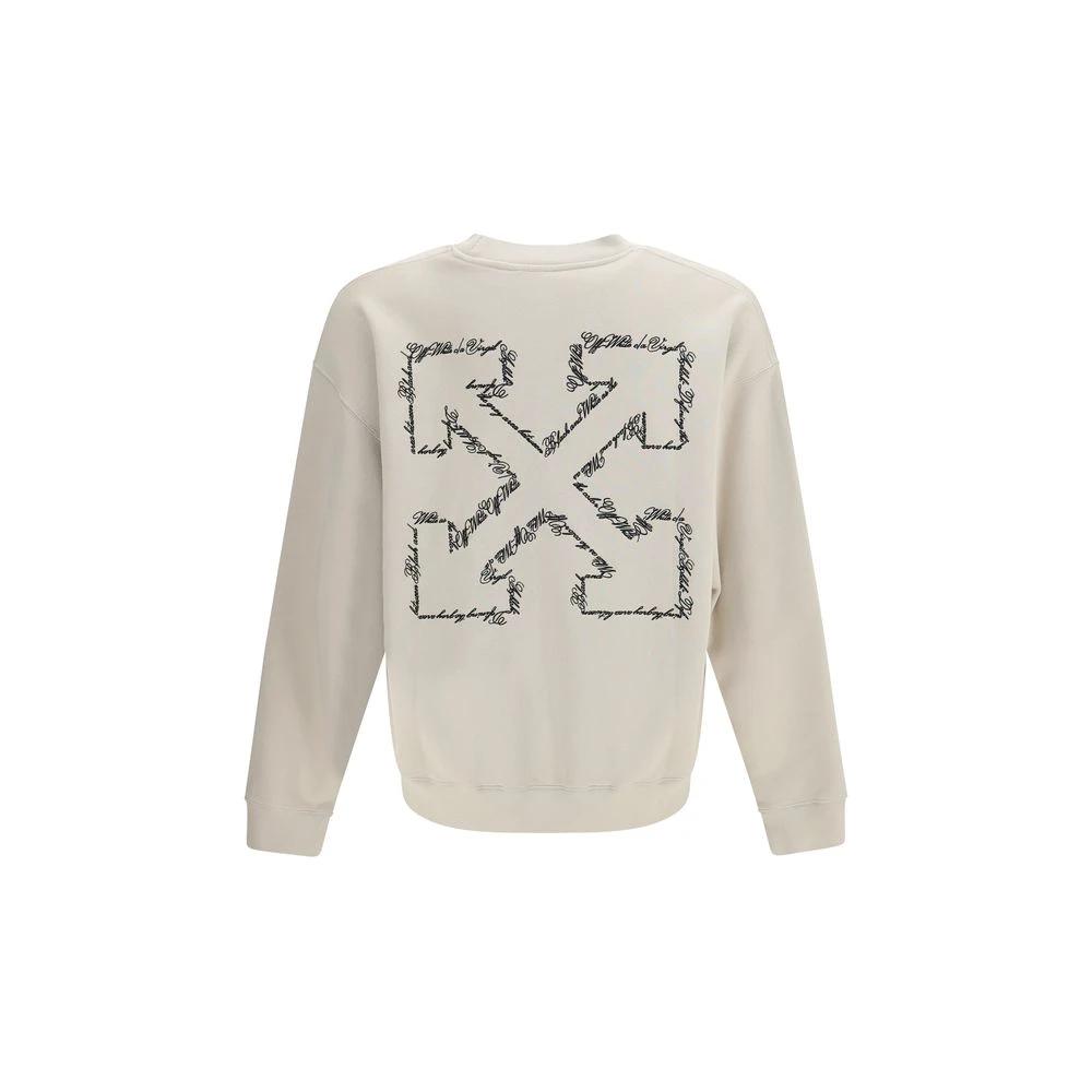 Off-White Beige Cotton Sweatshirt by Off-White