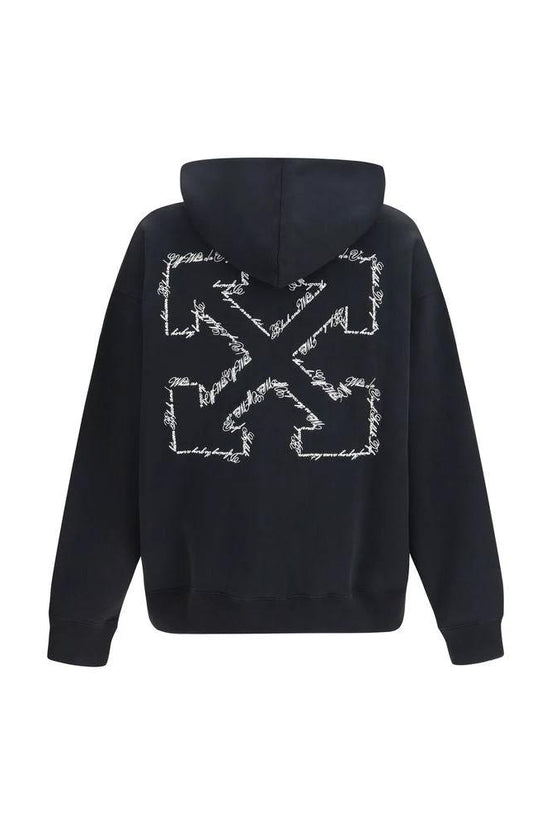Off-White Schwarzer Baumwoll-Sweatshirt by Off-White