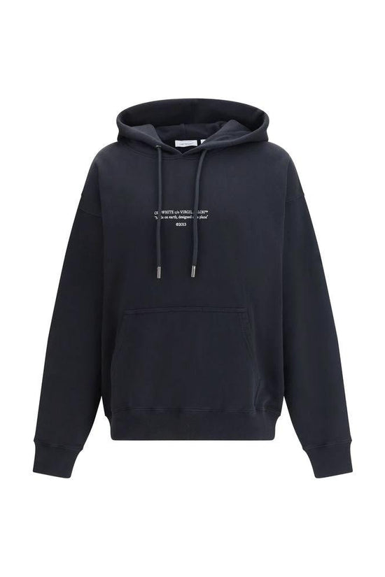Off-White Schwarzer Baumwoll-Sweatshirt by Off-White