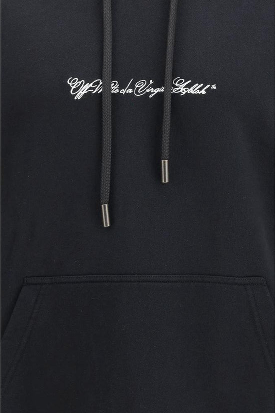 Off-White Schwarzer Baumwoll-Sweatshirt by Off-White