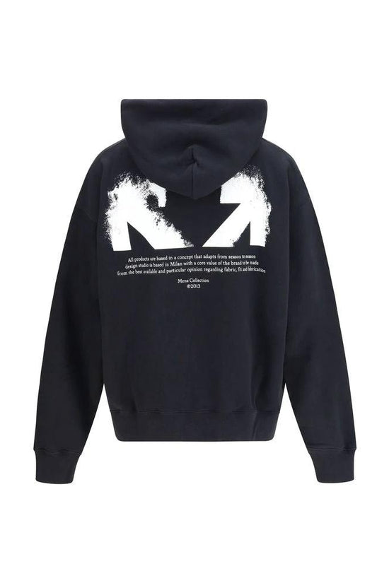 Off-White Schwarzer Baumwoll-Sweatshirt by Off-White
