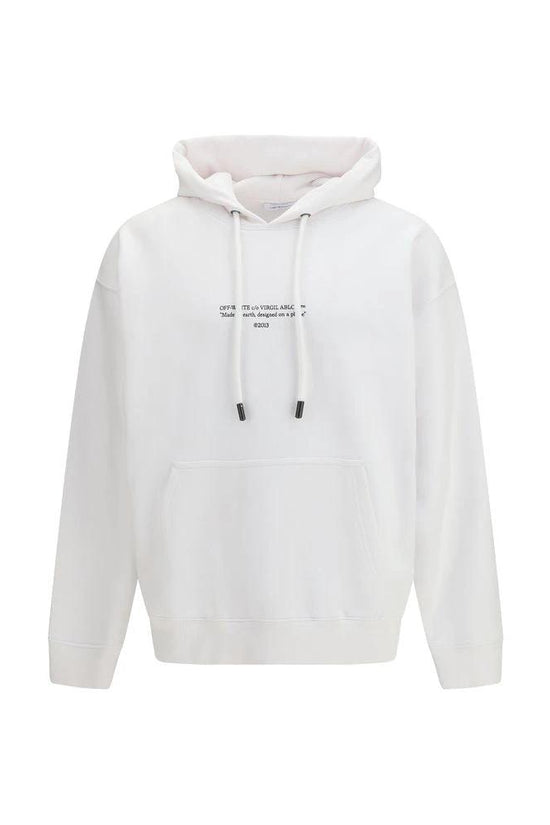 Off-White Weißes Baumwoll-Sweatshirt by Off-White