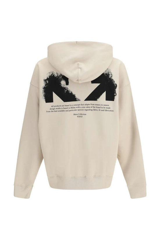 Off-White Beige Cotton Sweatshirt by Off-White