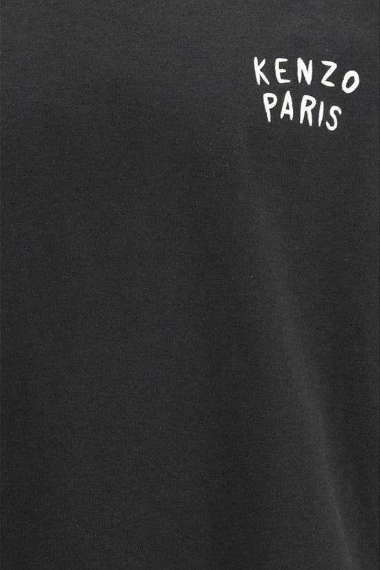 Kenzo Schwarzes Langarm-T-Shirt aus Baumwolle by Kenzo