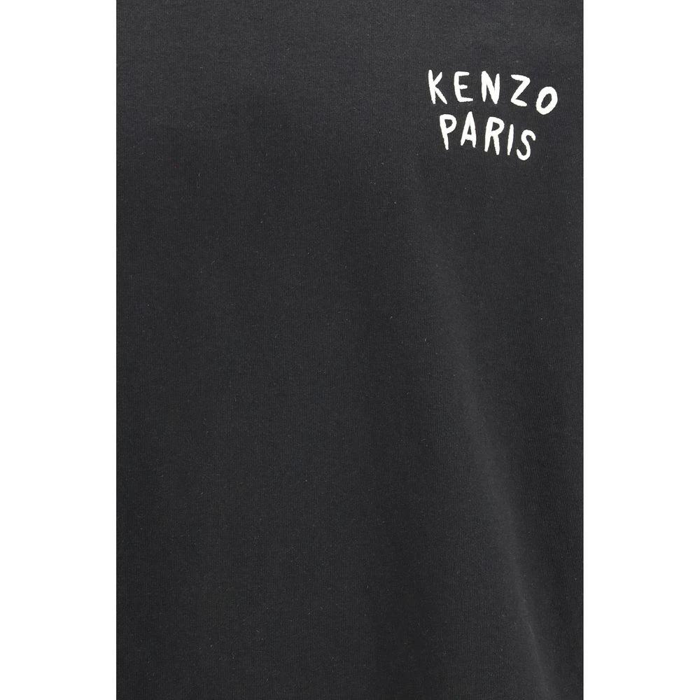 Kenzo Schwarzes Langarm-T-Shirt aus Baumwolle by Kenzo