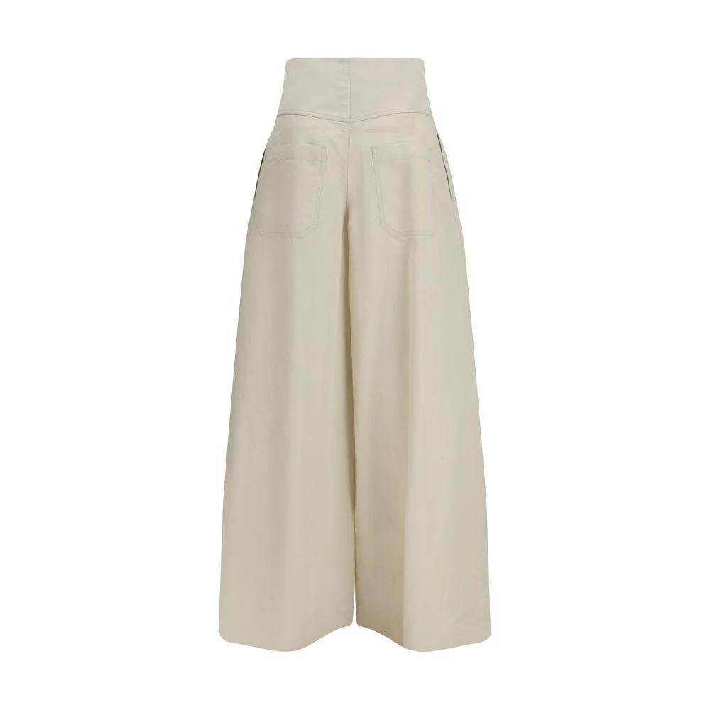 Brunello Cucinelli Palazzo Hose Beige | ELORÉ by Brunello Cucinelli