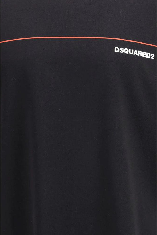 Dsquared² Schwarzes Baumwoll-T-Shirt by Dsquared²