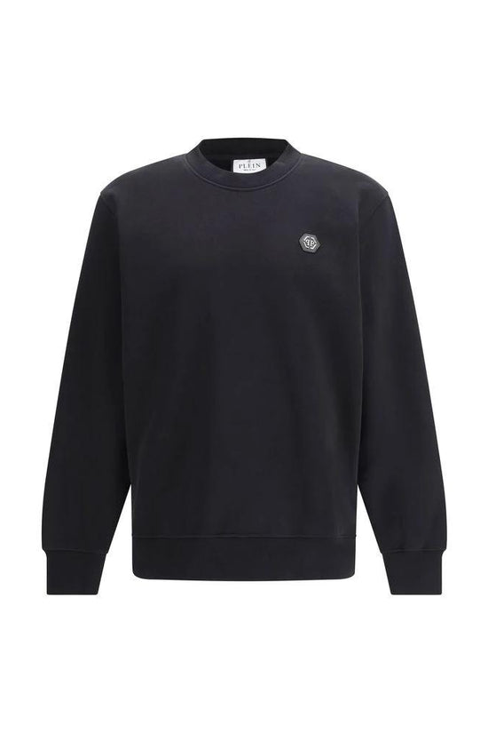 Philipp Plein Schwarzer Baumwoll-Sweatshirt by Philipp Plein