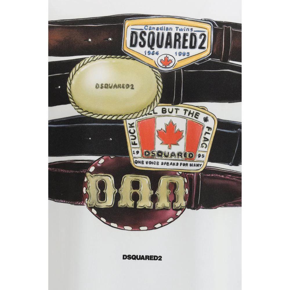 Dsquared² Weißes Baumwoll-T-Shirt by Dsquared²