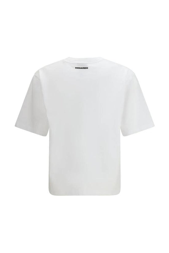 Dsquared² Weißes Baumwoll-T-Shirt by Dsquared²