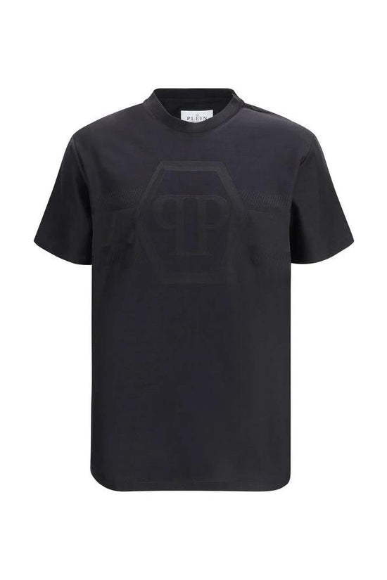 Philipp Plein Schwarzes Baumwoll-T-Shirt by Philipp Plein