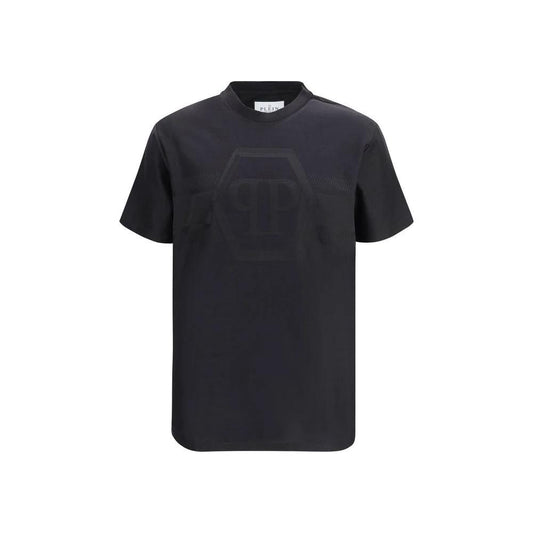 Philipp Plein Schwarzes Baumwoll-T-Shirt by Philipp Plein