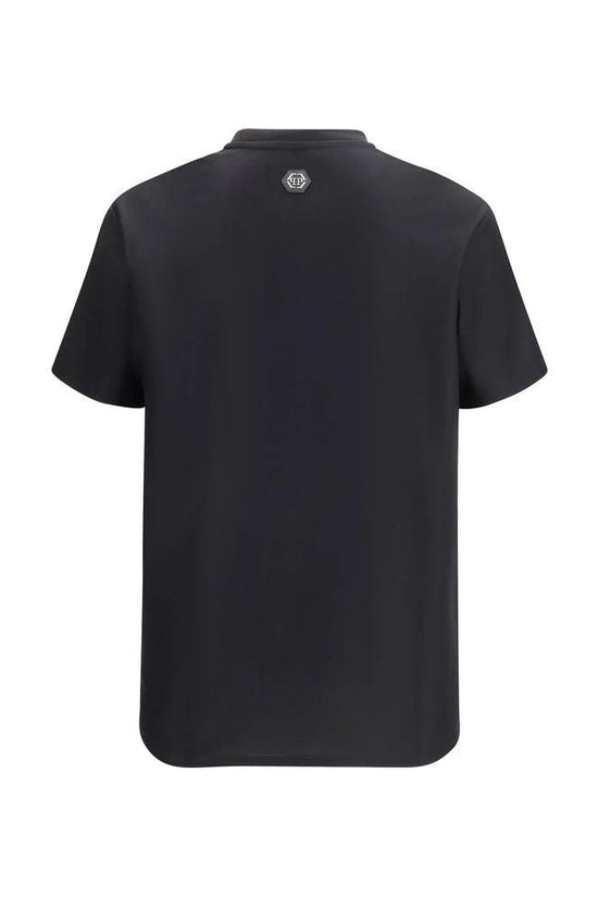 Philipp Plein Schwarzes Baumwoll-T-Shirt by Philipp Plein