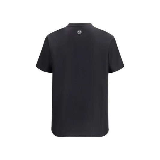 Philipp Plein Schwarzes Baumwoll-T-Shirt by Philipp Plein