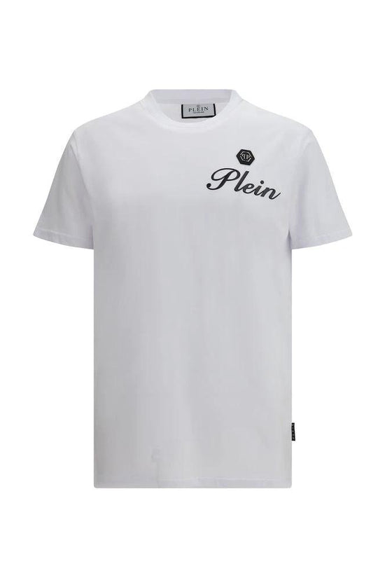 Philipp Plein Weißes Baumwoll-T-Shirt by Philipp Plein