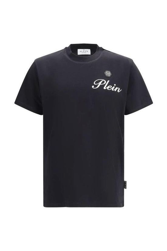 Philipp Plein Schwarzes Baumwoll-T-Shirt by Philipp Plein