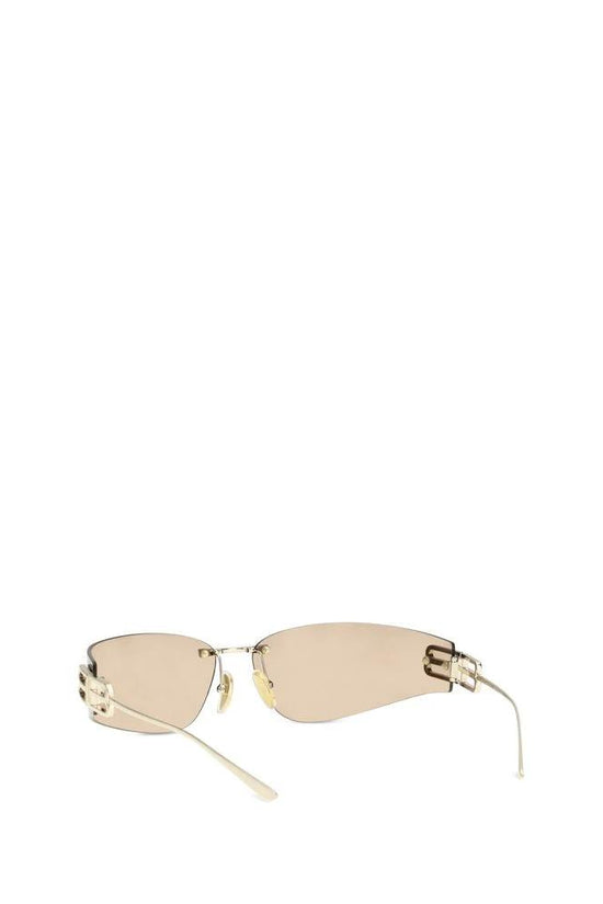 Balenciaga Sonnenbrille aus Goldmetall by Balenciaga