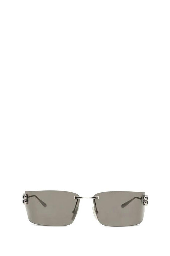 Balenciaga Sonnenbrille aus silbernem Metall by Balenciaga
